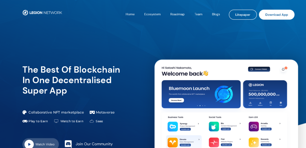 LEGION NETWORK(LGX)