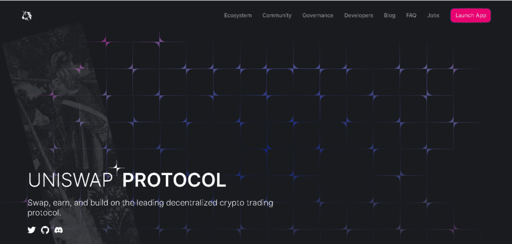 UNISWAP-top
UNISWAP PROTOCOL
Swap, earn, and build on the lending decentralized crypto trading protocol.