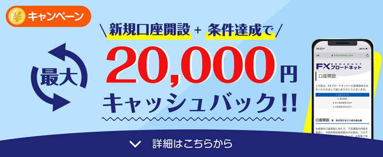 FXブロードネットキャンペーン
