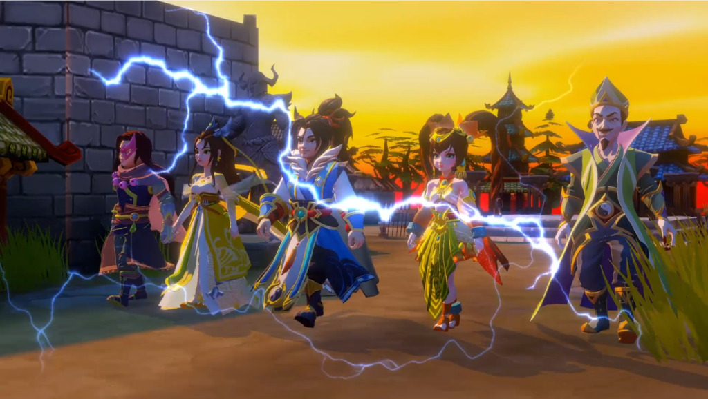 中国のカンフー、武術、神話をベースに、3Dで描かれた世界観
