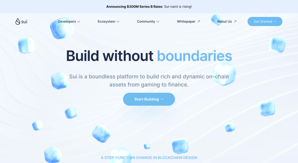 Sui(SUI)とは？：Build without boundaries