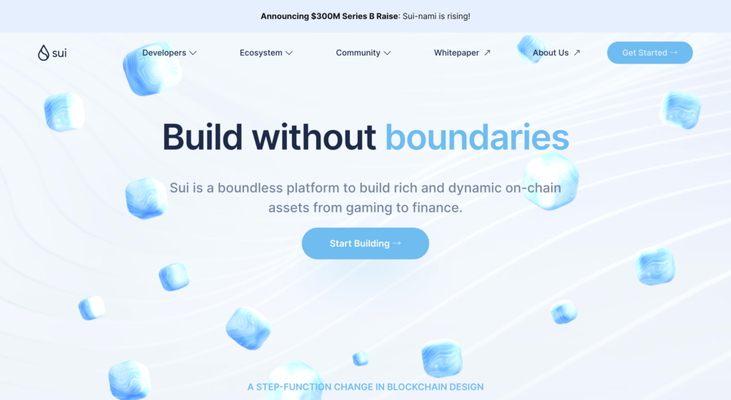 Sui(SUI)とは?:Build without boundaries
